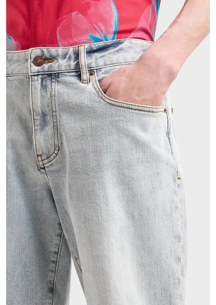 J65 Relaxed Fit Denim Short Erkek Short 3DZJ65 Z1XLZ 25EU fırsatları