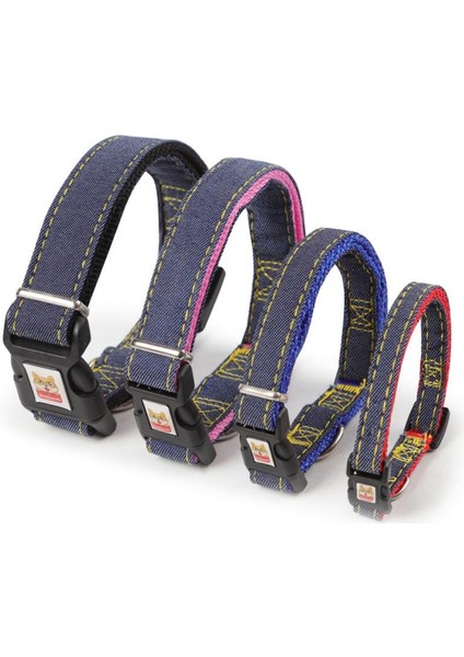 Siyah Stil 2,0 cm Ets Denim Jean Naylon Kedi Yaka Ayarlanabilir Evcil Hayvan Tasmaları Yavru Evcil Hayvan Malzemeleri Aksesuarları Küçük Orta Büyük Dogze (Yurt Dışından) modelleri