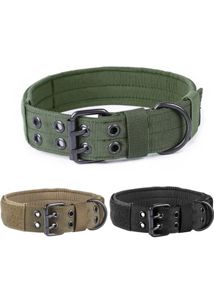 Haki Tarzı Xl Boyutu Naylon Taktik Köpek Tasması Askeri Ayarlanabilir Büyük Alman Çoban Açık Çalışma Eğitimi Yürüyüş Evcil Hayvan Malzemeleri Için Dayanıklı (Yurt Dışından) indirimleri