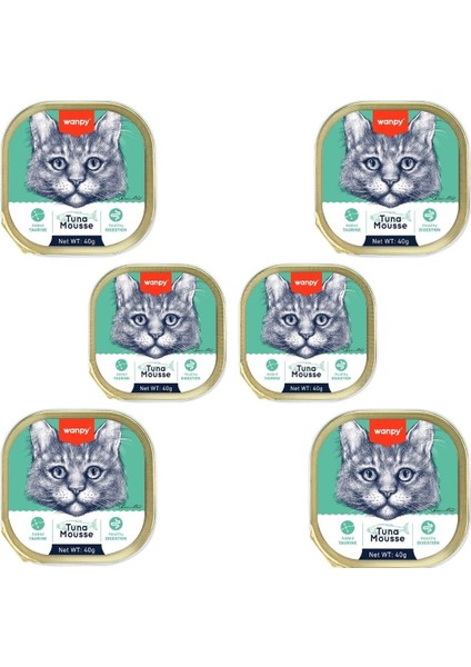 Ton Balıklı Alutray Kedi Yaş Maması 40 gr x 6 Adet