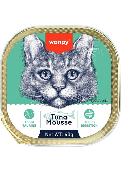 Ton Balıklı Alutray Kedi Yaş Maması 40 gr