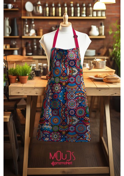 Süet Kumaş Anatolia 10 Desenli Mutfak Önlüğü, Aşçı Önlüğü, Garson Önlüğü modelleri