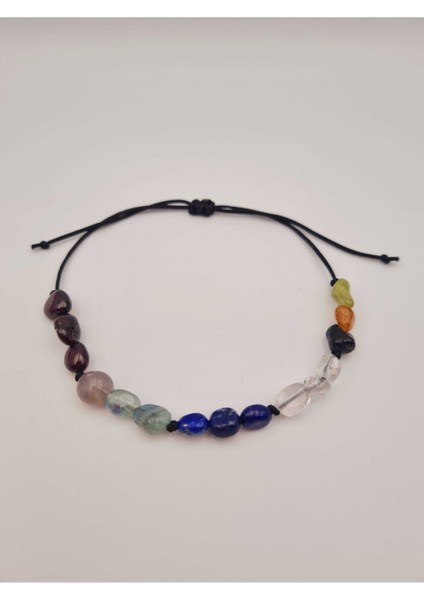 Kadın Doğal Taş Bileklik Turmalin Kristal Kuvars Lapis Lazuli Florit Lal Ayarlamalı Kilit Sistemi modelleri