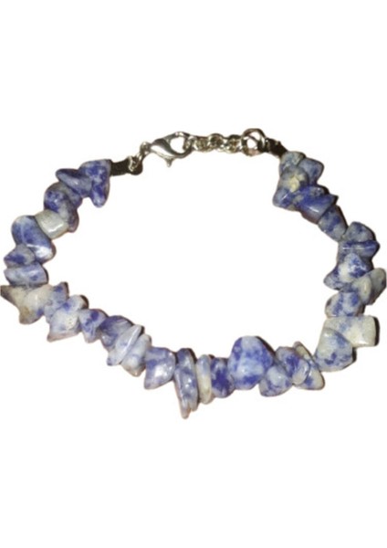 Sertifikalı Sodalit Taşı Doğal Taş Bileklik