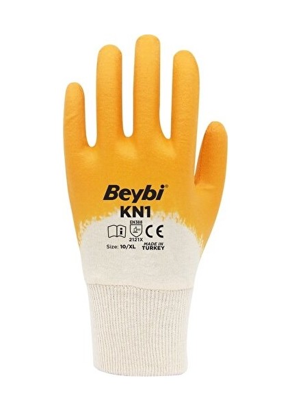 Kn1 Pamuk Astarlı Nitril Kaplı Iş Eldiveni No:10 Xlarge 1 Çift