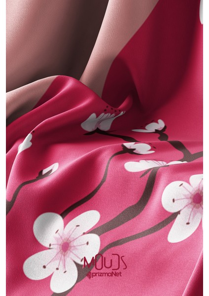 Süet Kumaş Blossom Japan 1 Desenli Mutfak Önlüğü, Aşçı Önlüğü, Garson Önlüğü
