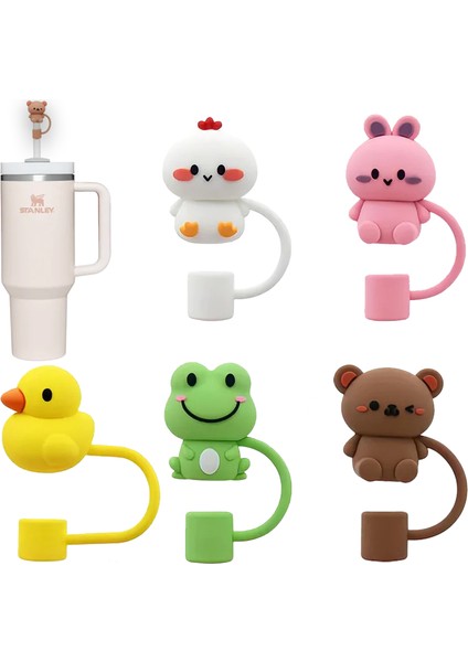 Quencher Termos Bardak Uyumlu Pipet Seti 3'lü