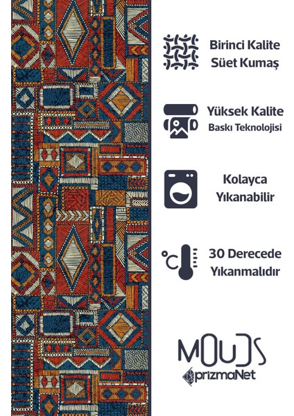 Süet Kumaş Anatolia 6 Desenli Mutfak Önlüğü, Aşçı Önlüğü, Garson Önlüğü