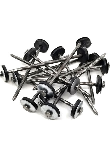 Metal Oynar Başlı Çatı Çivisi 10 cm / 2,5 kg