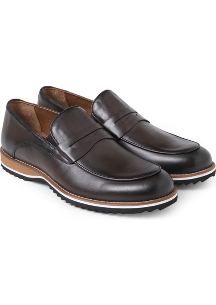 Erkek Sneaker ( Günlük) KA-E403 John May Soft Eva Kahve Brnıs