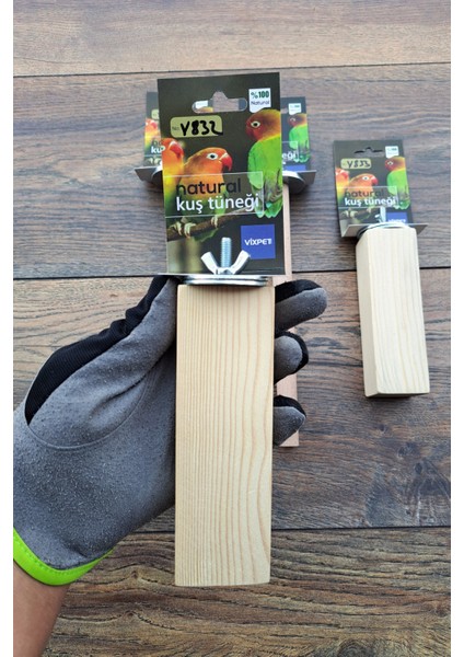 Venty 4 Adet Papağan Tüneği | Muhabbet | Sevda - Cennet | Doğal ve Pedikür Özellikli Tünekler M116 fırsatları