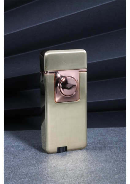 Altın Renk Pürmüzlü ve Alevli Çift Başlıklı Düğmeli Gazlı Çakmak 24CSM868TR03 fiyatları