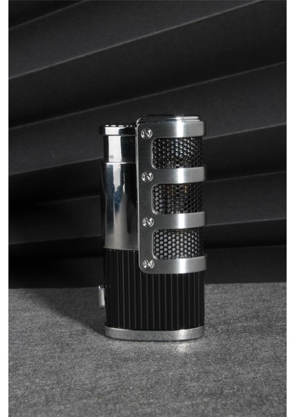 Siyah Renk Güçlü Üç Pürmüzlü Gazlı Çakmak 24CSM882MR01 fiyatları