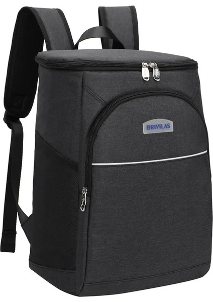 Bej Tarzı 30 Litre 18L L Termal Sırt Çantası Su Geçirmez Kalınlaşmış Soğutucu Çanta Açık Seyahat Büyük Yalıtımlı Çanta Sırt Çantası Buzdolabı Çantası (Yurt Dışından)