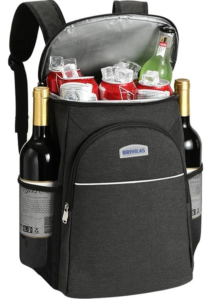 Bej Tarzı 30 Litre 18L L Termal Sırt Çantası Su Geçirmez Kalınlaşmış Soğutucu Çanta Açık Seyahat Büyük Yalıtımlı Çanta Sırt Çantası Buzdolabı Çantası (Yurt Dışından) fırsatları