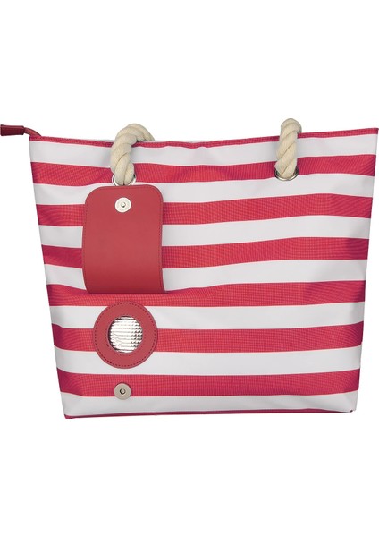 Kırmızı Stil Gebwolf Plaj Şarap Soğutucu Çanta Taşınabilir Termal Tote Çanta Seyahat Buzdolabı Çantası Omuz Askısı ile (Yurt Dışından)