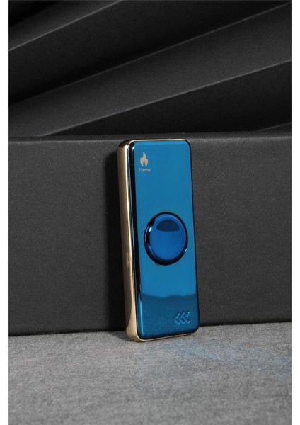 Mavi Renk Ledli ve Çarklı Şarjlı Çakmak 24CSM22105AR04 fiyatları