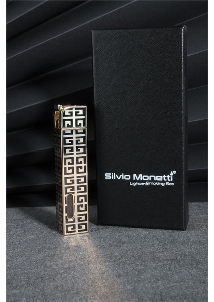 Altın Renk Kapaklı Pürmüz Gazlı Çakmak 24CSM897MR02