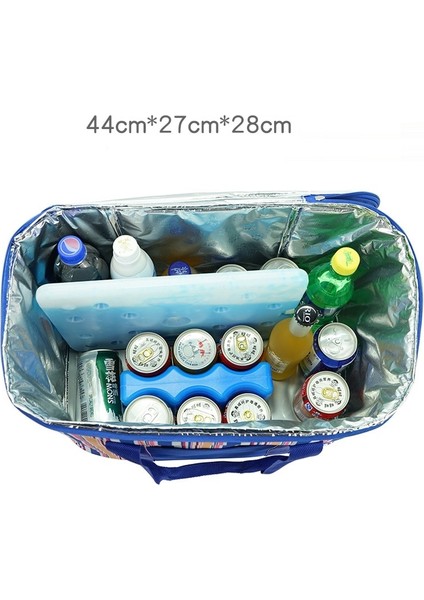 Yeşil Stil 34L Büyük Kapasiteli Soğutucu Çanta 5 Renk Su Geçirmez Oxford Yalıtım Buz Paketi Açık Buzdolabı Çantası (Yurt Dışından) fırsatları