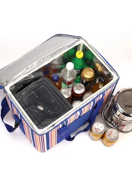 Siyah Stil Büyük Oxford Soğutucu Çanta Taşınabilir Yalıtım Paketi Termo Thermabag Buzdolabı Araba Buz Paketi Gıda Yalıtımlı Çantalar (Yurt Dışından)