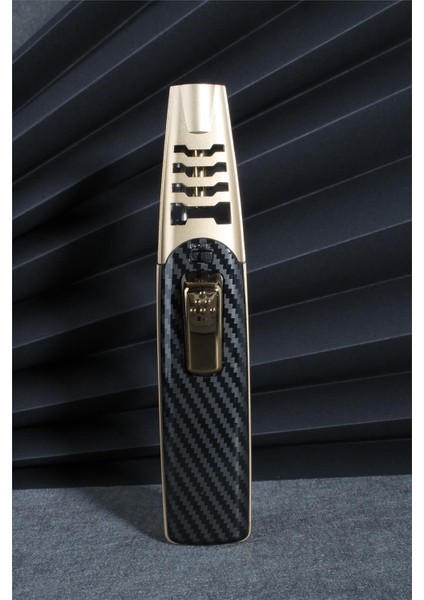 Altın Renk Güçlü Karbon Desen Metal Başlık Pürmüz Gazlı Çakmak 24CSM898MR02 fiyatları