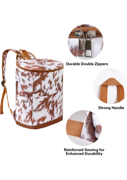 Şerit Stili Soğutucu Sırt Çantası Kadın Yalıtımlı Soğutucu Çanta Termal Gıda Öğle Yemeği Erkekler Büyük Naylon Leopar Su Geçirmez Sızdırmaz Taşınabilir Seyahat Kutuları (Yurt Dışından) modelleri