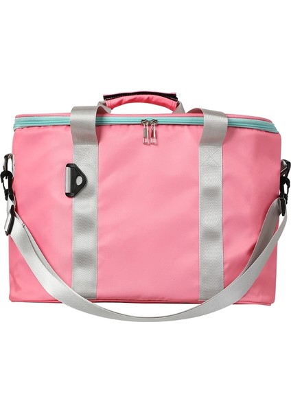 Pembe Tarzı Soğutucu Omuzdan Askili Çanta Kadın Yalıtımlı Serin Kutu Termal Yiyecek Çantası Erkekler Büyük Leopar Su Geçirmez Sızdırmaz Taşınabilir Seyahat Yeniden Kullanılabilir (Yurt Dışından)