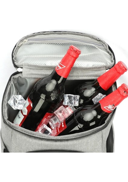 Siyah Stil Yeni Tasarım Soğutucu Sırt Çantası Yumuşak Büyük Gıda Termal Çanta Izotermal Buzdolabı Çantası Sızdırmaz Yalıtımlı Kamp (Yurt Dışından) modelleri