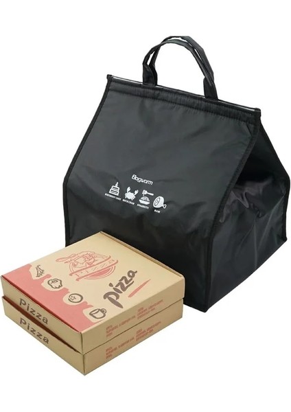 Donanma Tarzı Pizza Öğle Yemeği Kutusu Soğutucu Çanta Fast Food Kek Teslimat Termal Çanta Büyük Su Geçirmez Oxford Içme Şişesi Yalıtımlı Soğutmalı (Yurt Dışından) fiyatları