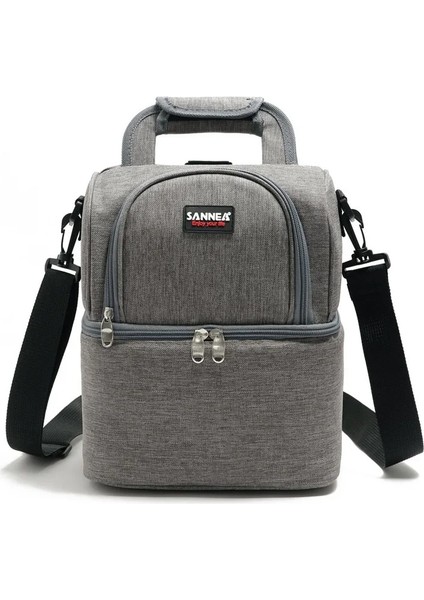 Gri Tarzı Anne Soğutucu Çanta Çift Katlı Çok Fonksiyonlu Su Geçirmez Oxford Termo Süt Gıda Termal Çantalar (Yurt Dışından)