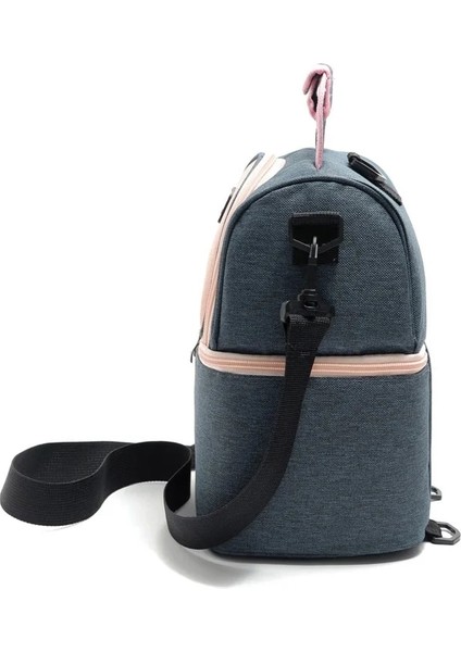 Gri Tarzı Anne Soğutucu Çanta Çift Katlı Çok Fonksiyonlu Su Geçirmez Oxford Termo Süt Gıda Termal Çantalar (Yurt Dışından) fırsatları