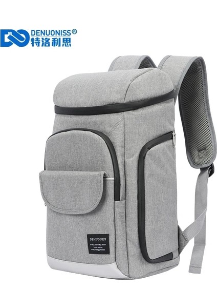 Gri Tarzı 38X25X19CM Denuonıss Soğutucu Sırt Çantası Kesesi Izoterm Yumuşak Büyük Gıda Termal Çanta Sızdırmaz Yalıtımlı Kamp Izotermal Buzdolabı Çantası (Yurt Dışından) indirimleri