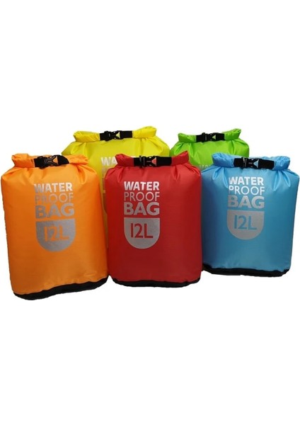 Turuncu Tarzı 6l Açık 6L12L 24L Su Geçirmez Kuru Çanta Paketi Çuval Yüzme Rafting Kayık Nehir Trekking Yüzen Yelken Kano (Yurt Dışından) modelleri