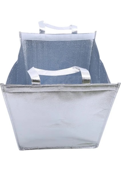 4 Inç Tarzı Alüminyum Folyo Buz Saklama Torbaları Yalıtımlı Gıda Termal Çanta Dayanıklı Açık Kutular Katlanabilir Soğutucu Çanta Lu Çanta (Yurt Dışından)