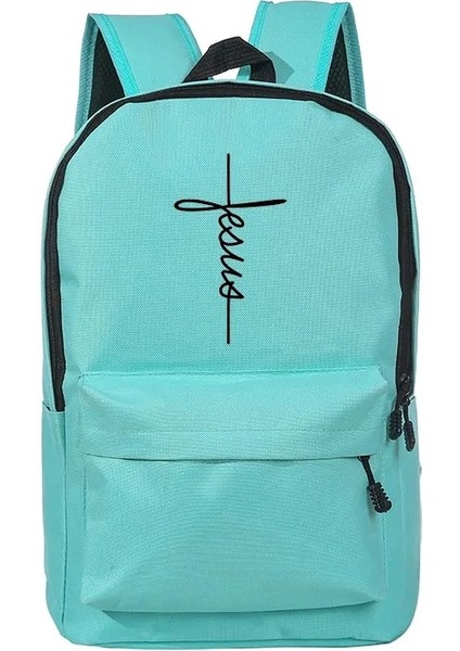 Q00061-TBBU-G Stili Isa Çapraz Aşk Baskı Moda Sırt Çantaları Hıristiyan Kadın Seyahat Sırt Çantası Kadın Omuz Çantaları Genç Kızlar Için Yeni Okul Çantası (Yurt Dışından) fırsatları