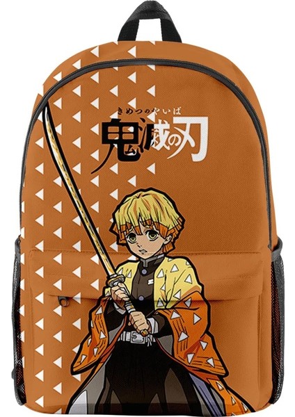 No.9 Stili 44X26X15CM Anime Demon Slayer Sırt Çantası Kimetsu Hiçbir Yaiba Cospaly Tanjirou Nezuko Giyuu Öğrencileri Erkek Kız Schoolbag Dizüstü Sırt Çantası (Yurt Dışından)
