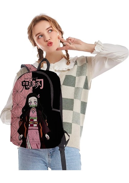 No.9 Stili 44X26X15CM Anime Demon Slayer Sırt Çantası Kimetsu Hiçbir Yaiba Cospaly Tanjirou Nezuko Giyuu Öğrencileri Erkek Kız Schoolbag Dizüstü Sırt Çantası (Yurt Dışından) fırsatları