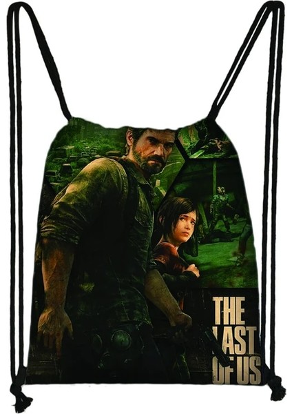 No.7 Tarzı The Last Of Us Part 2 Ipli Çanta Baskı Sırt Çantası Günlük Günlük Erkek Kız Sırt Çantası Ipli Çanta (Yurt Dışından)