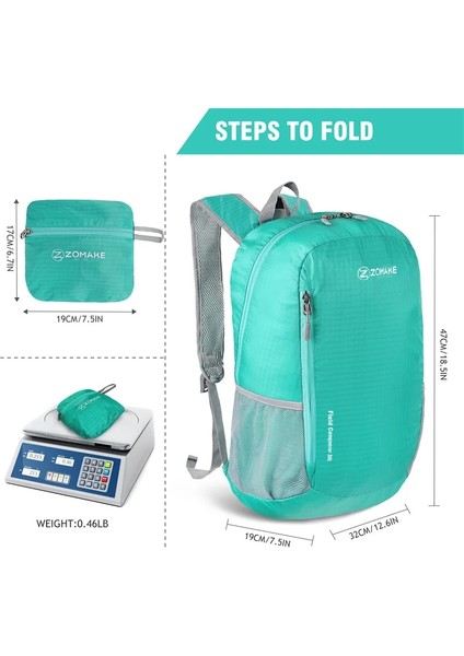 E0ZS0193M Tarzı Zomake 30L Açık Hafif Sırt Çantası Katlanabilir Suya Dayanıklı Seyahat Paketlenebilir Yürüyüş Sırt Çantası Kadın Erkek Için (Yurt Dışından) indirimleri