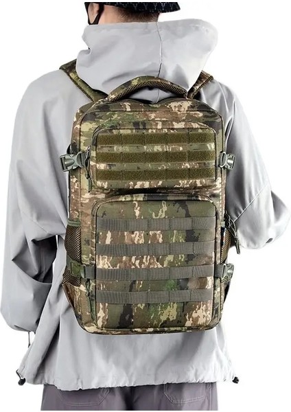 Sarı Tarzı 40CMX30CMX17CM Erkek ve Kadın Seyahat Sırt Çantası L Taktik Askeri Sırt Çantası Oxford Su Geçirmez Açık Yürüyüş Kamp Av Çantası (Yurt Dışından) fiyatları