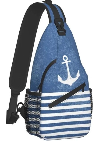 No.2 Tarzı 39X19X9CM Vintage Çapa Çizgili Sling Göğüs Crossbody Çanta Erkekler Rahat Denizcilik Deniz Omuz Sırt Çantası Yürüyüş Için (Yurt Dışından) modelleri