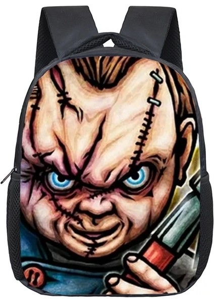 No.10 Stili H Film Çocuk Oyun Chucky Okul Çantaları Anaokulu Çocuk Çocuklar Okul Sırt Çantası Kız Erkek Sırt Çantaları Mochila (Yurt Dışından)
