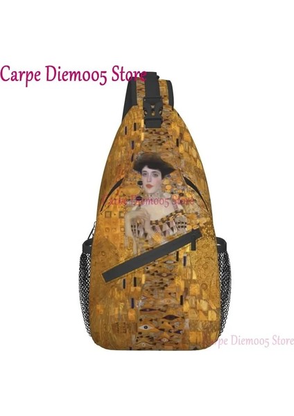 Net Stil Gustav Klimt Boyama Sling Göğüs Crossbody Çanta Erkekler Seyahat Için Rahat Omuz Sırt Çantası (Yurt Dışından) fiyatları