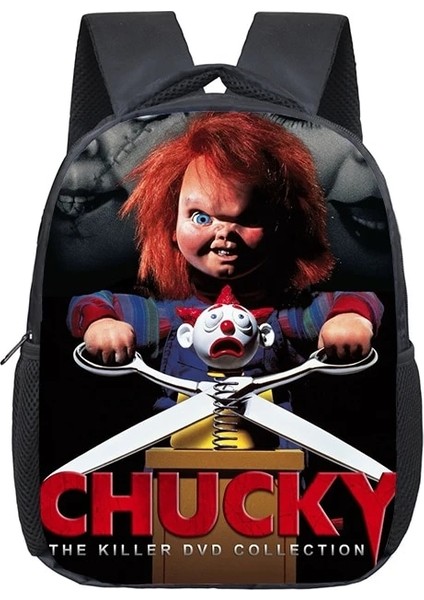 No.17 Tarzı H Film Çocuk Oyun Chucky Okul Çantaları Anaokulu Çocuk Çocuklar Okul Sırt Çantası Kız Erkek Sırt Çantaları Mochila (Yurt Dışından) fırsatları