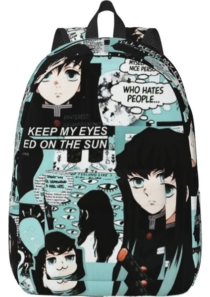 No.17 Tarzı 30X14X40CM Anime Iblis Avcısı Laptop Sırt Çantası Erkek Kadın Moda Gizli Sakli Konusmalar Üniversite Okul Öğrencileri Için Muichiro Tokito Kimetsu Hiçbir Yaiba Çanta (Yurt Dışından) fiyatları