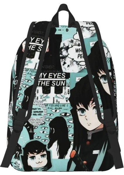 No.17 Tarzı 30X14X40CM Anime Iblis Avcısı Laptop Sırt Çantası Erkek Kadın Moda Gizli Sakli Konusmalar Üniversite Okul Öğrencileri Için Muichiro Tokito Kimetsu Hiçbir Yaiba Çanta (Yurt Dışından) fırsatları