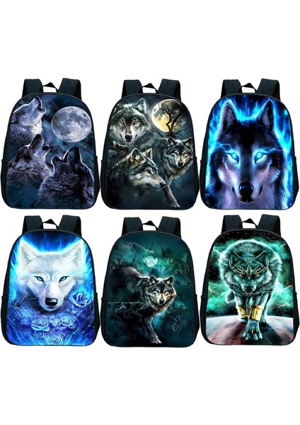 No.21 Stili Çocuk Hayvan Kurt Sırt Çantası Okula Dönüş Sırt Çantası Ilköğretim Anaokulu Mochila Rahat Sırt Çantası Çocuklar 3D Baskı Okul Çantaları (Yurt Dışından) fiyatları