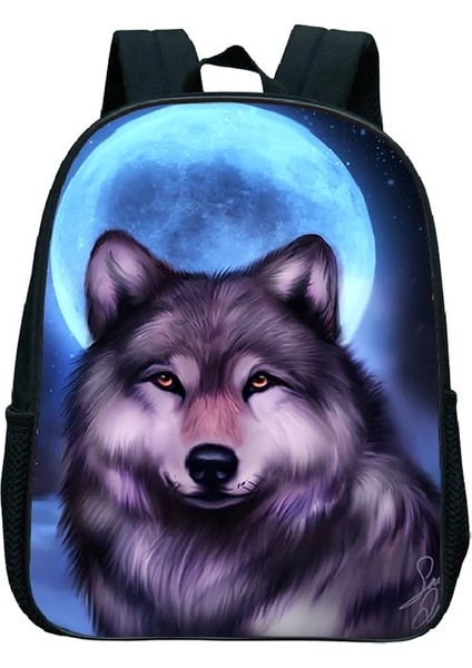 No.21 Stili Çocuk Hayvan Kurt Sırt Çantası Okula Dönüş Sırt Çantası Ilköğretim Anaokulu Mochila Rahat Sırt Çantası Çocuklar 3D Baskı Okul Çantaları (Yurt Dışından) modelleri