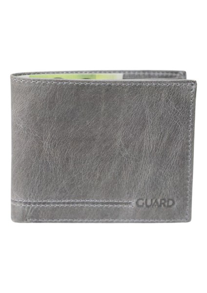 Gri Tiguan Crazy Deri Yatay Model Erkek Cüzdanı - GRD240408WT1828