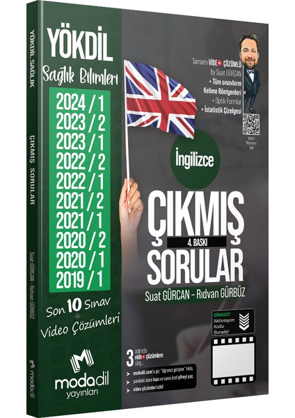 Yayınları YÖKDİL Sağlık Çıkmış Sorular Tamamı Video Çözümlü